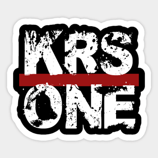 Krs One bar Sticker